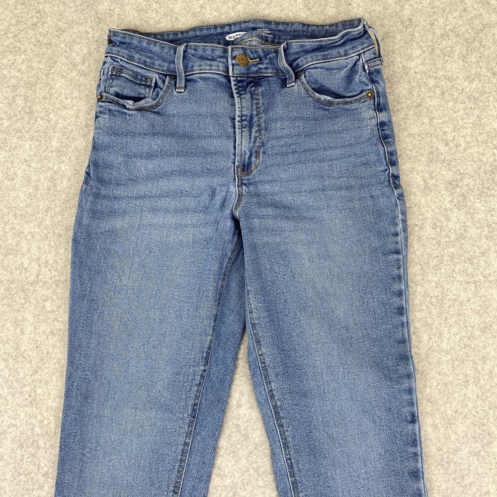Old Navy Rockstar Super Skinny Jeans Womens 6 (27x27) Blue Mid Rise Stretch
